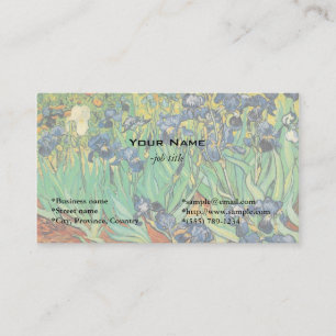 Carte De Visite Iris de Van Gogh