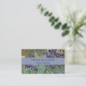 Carte De Visite Iris de Van Gogh Peinture Impressionniste (Debout devant)