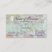Carte De Visite Iris de Vincent van Gogh (Devant)