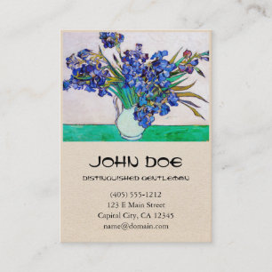 Carte De Visite Iris par Vincent van Gogh