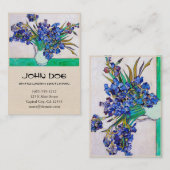 Carte De Visite Iris par Vincent van Gogh (Devant / Derrière)