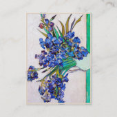 Carte De Visite Iris par Vincent van Gogh (Dos)