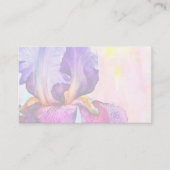 Carte De Visite Iris pourpre (Devant)