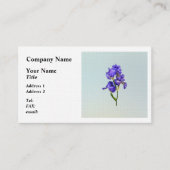 Carte De Visite Iris triple violet (Devant)