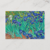 Carte De Visite Irises, 1889 par Vincent van Gogh (Devant)