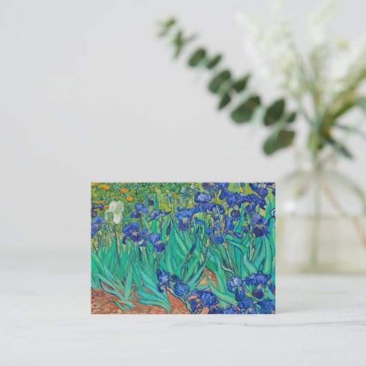 Carte De Visite Irises, 1889 par Vincent van Gogh (Debout devant)