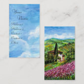 CARTE DE VISITE IRISES EN TOSCANE (Devant / Derrière)