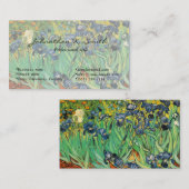 Carte De Visite Irises par Van Gogh (Devant / Derrière)