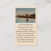 Carte De Visite Irish Blessing Boats at Dry Dock  (Devant)