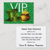 Carte De Visite Irish Business VIP - SRF (Devant / Derrière)