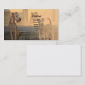 Carte de visite "Irish Terrier" (Devant / Derrière)