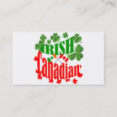 Carte De Visite Irlandais (Dos)