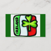 Carte de visite irlandais (Dos)
