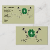 Carte de visite irlandais de fierté (Devant / Derrière)