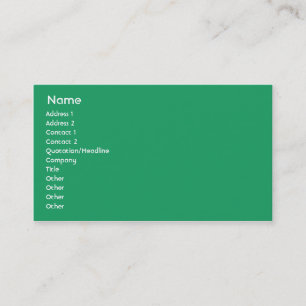 Carte De Visite Irlande - Affaires