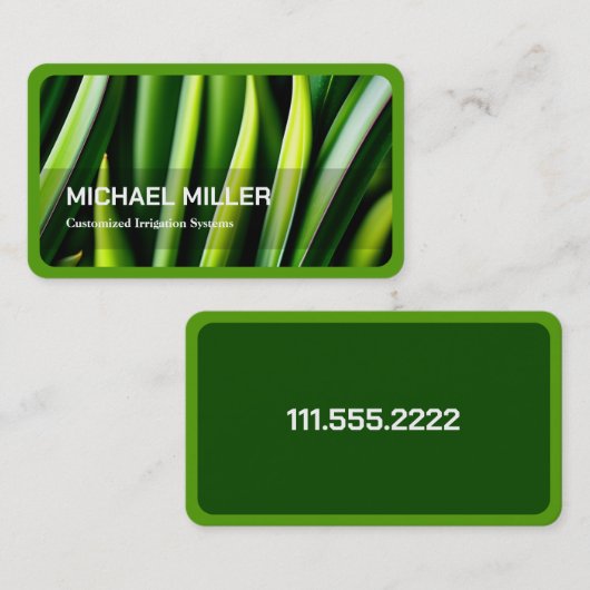 Carte De Visite Irrigation (Devant / Derrière)