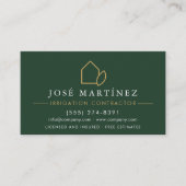 Carte De Visite Irrigation Contractor Professional (Devant)