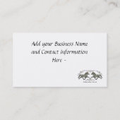 Carte De Visite Islandais vintage (Dos)