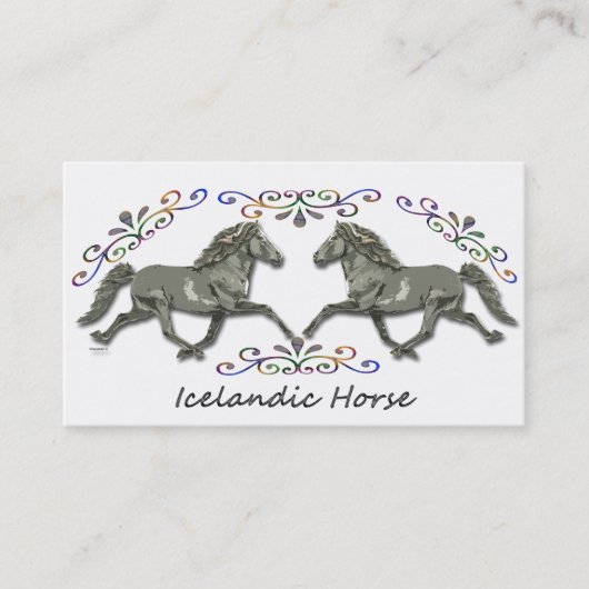 Carte De Visite Islandais vintage (Devant)