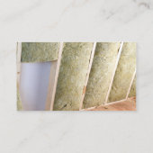 Carte De Visite Isolation de l'entrepreneur du bâtiment (Dos)