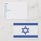 Carte De Visite Israël - Chubby (Devant / Derrière)