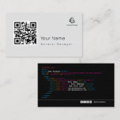 Carte de visite IT (Devant / Derrière)