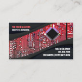 Carte De Visite IT Support Services Business Card Template (Devant)