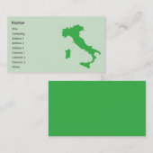 Carte De Visite Italie - Affaires (Devant / Derrière)
