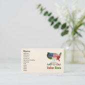 Carte de visite italien américain (Debout devant)