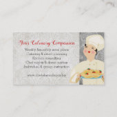 Carte de visite italien mignon de restauration de (Dos)