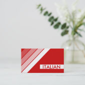 Carte De Visite ITALIEN rétro (Debout devant)