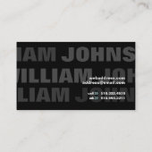 Carte De Visite Iv de mode (Dos)