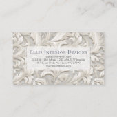 Carte De Visite Ivory Acanthus (Dos)