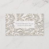 Carte De Visite Ivory Acanthus (Devant)