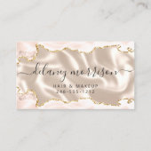 Carte De Visite Ivory Agate Gold Glitter Luxury Magnetic (Devant)