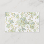 Carte De Visite Ivy intemporel (Dos)