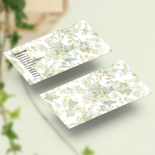 Carte De Visite Ivy intemporel