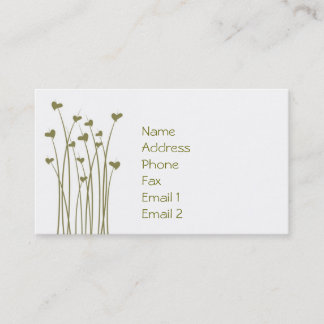 Carte De Visite j0433235, AddressPhone nommé TaxEmail 1Email 2
