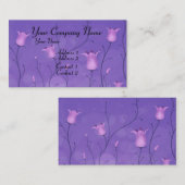 Carte De Visite Jacinthes des bois (Devant / Derrière)