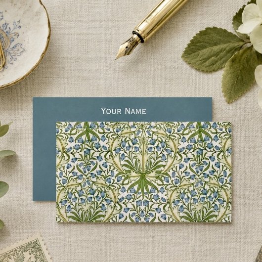 Carte De Visite Jacinthes vintage