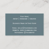 Carte De Visite Jacinthes vintage  (Dos)