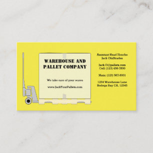 Carte De Visite Jack à palettes