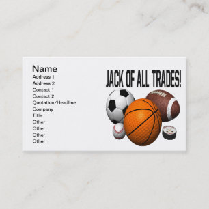 Carte De Visite Jack de tous les commerces