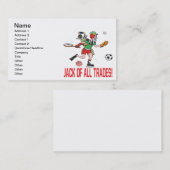 Carte De Visite Jack de tous les commerces (Devant / Derrière)