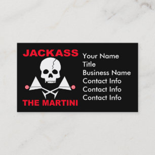 Carte de visite - JACKASS, Le Barman