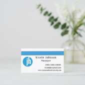 Carte De Visite Jackson Hewitt Blue (Debout devant)