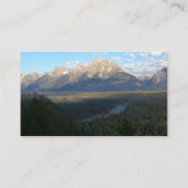 Carte De Visite Jackson Hole Mountains (Grand Teton National Park) (Dos)