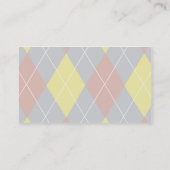 Carte De Visite Jacquard - affaires (Dos)