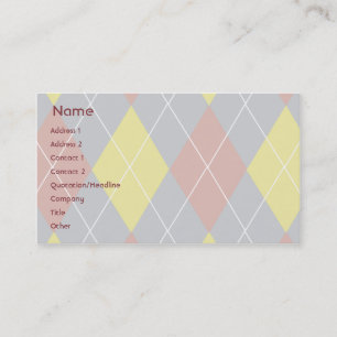 Carte De Visite Jacquard - affaires