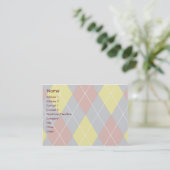 Carte De Visite Jacquard - potelé (Debout devant)